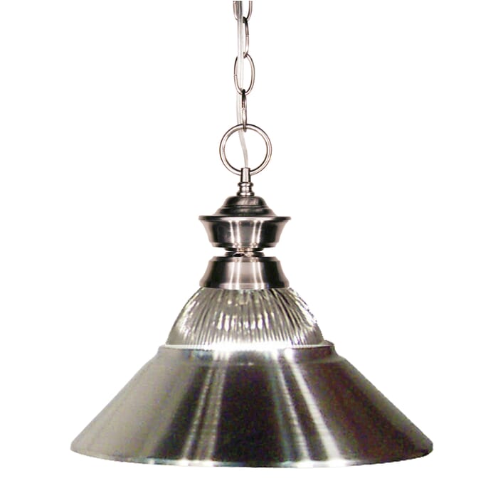 Z-Lite Pendant Lights 1-Light Pendant Light In Brushed Nickel Z-Lite Pendant Lights 1-Light Pendant Light In Brushed Nickel