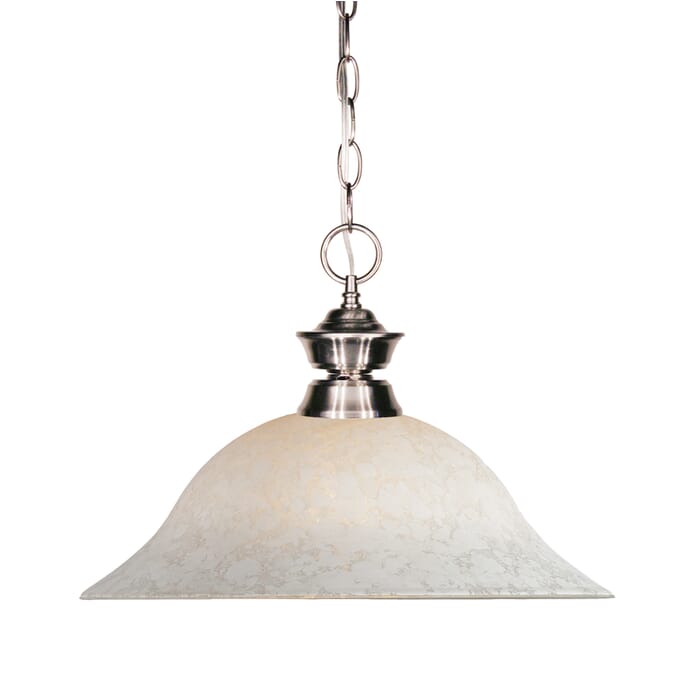 Z-Lite Riviera 1-Light Pendant Light In Brushed Nickel Z-Lite Riviera 1-Light Pendant Light In Brushed Nickel