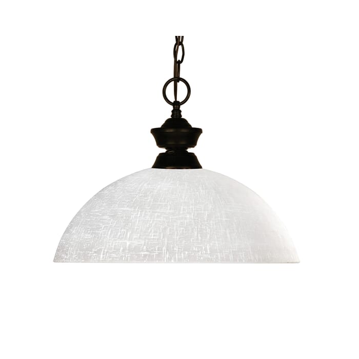 Z-Lite Riviera 1-Light Pendant Light In Bronze Z-Lite Riviera 1-Light Pendant Light In Bronze