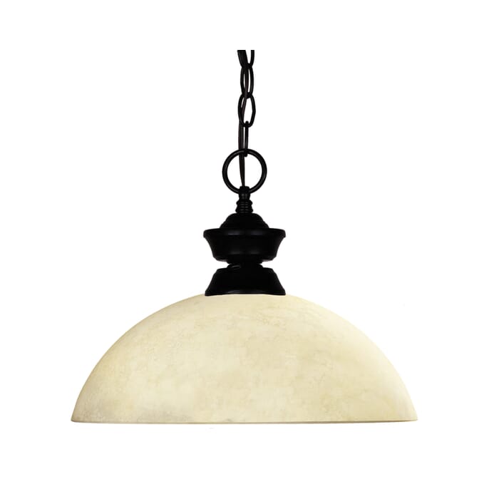 Z-Lite Windsor 1-Light Pendant Light In Matte Black Z-Lite Windsor 1-Light Pendant Light In Matte Black