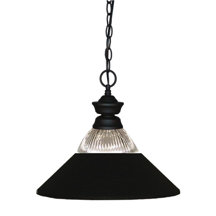 Z-Lite Shark 1-Light Pendant Light In Matte Black Z-Lite Shark 1-Light Pendant Light In Matte Black