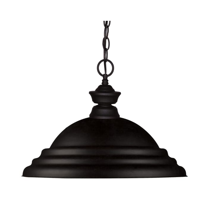 Z-Lite Pendant Lights 1-Light Pendant Light In Matte Black Z-Lite Pendant Lights 1-Light Pendant Light In Matte Black