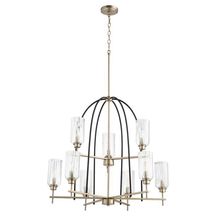 Nine Light Chandelier by Quorum Nine Light Chandelier by Quorum