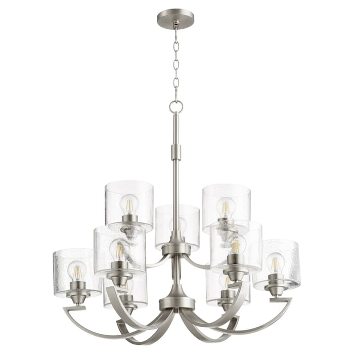 Nine Light Chandelier by Quorum Nine Light Chandelier by Quorum