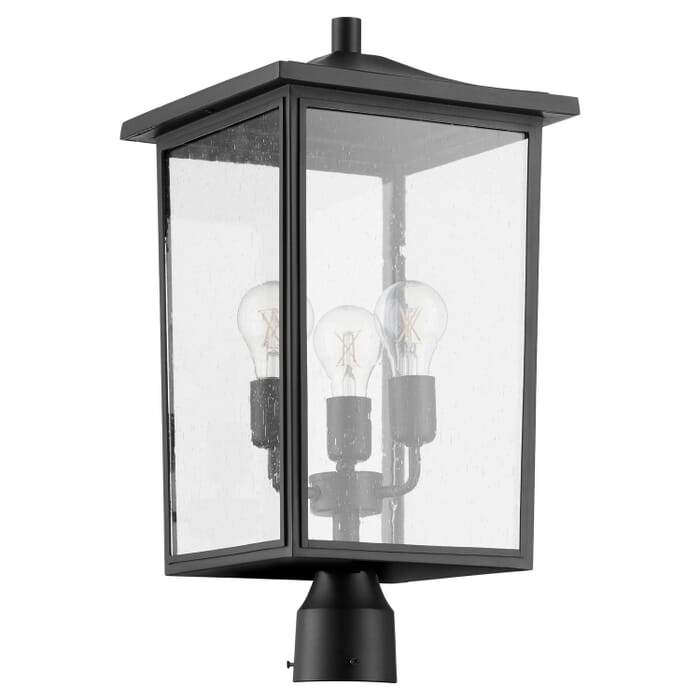Three Light Post Mount by Quorum Three Light Post Mount by Quorum