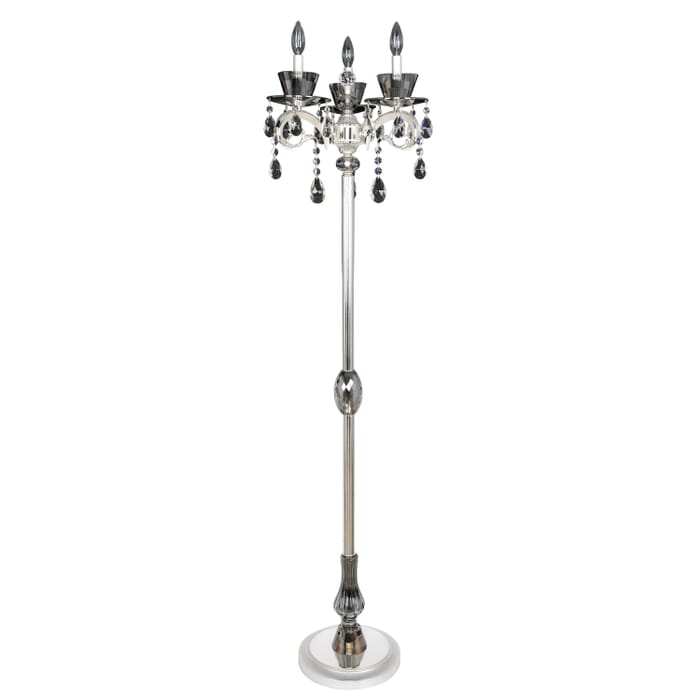 Allegri Locatelli 3-Light 65" Floor Lamp in Two Tone Silver Allegri Locatelli 3-Light 65" Floor Lamp in Two Tone Silver