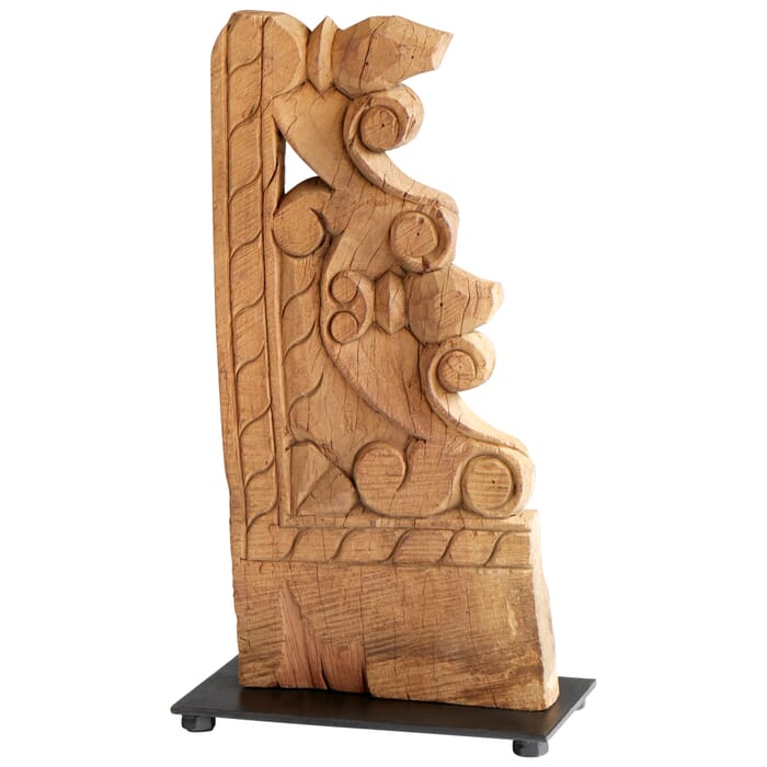 Cyan Design Medium Neolithic Sculpture in Walnut Cyan Design Medium Neolithic Sculpture in Walnut