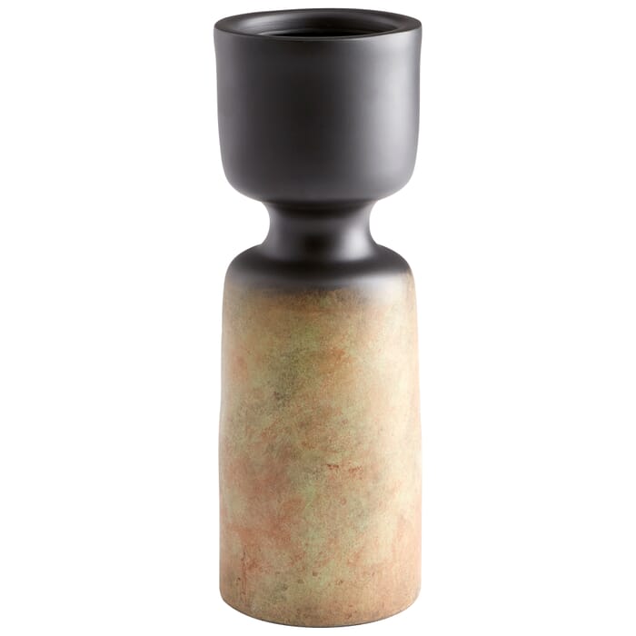 Cyan Design Small Chalice Vase in Rustic Patina Cyan Design Small Chalice Vase in Rustic Patina