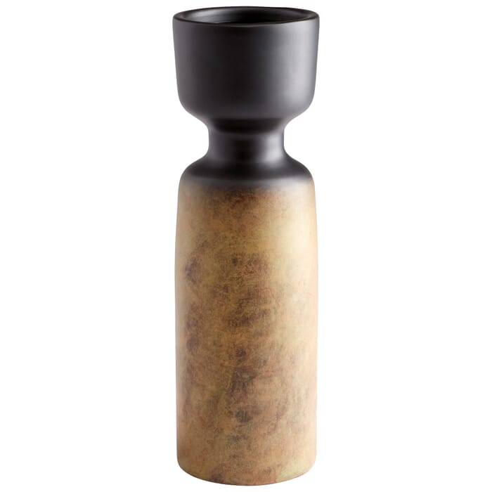 Cyan Design Large Chalice Vase in Rustic Patina Cyan Design Large Chalice Vase in Rustic Patina
