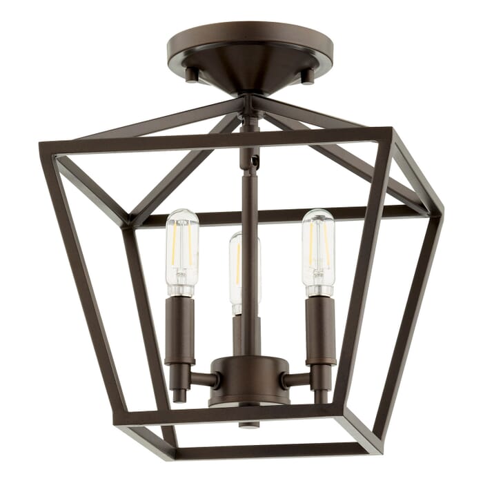 Three Light Dual Mount by Quorum Three Light Dual Mount by Quorum