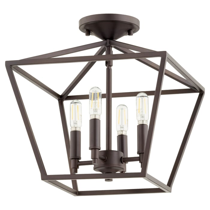 Four Light Dual Mount by Quorum Four Light Dual Mount by Quorum