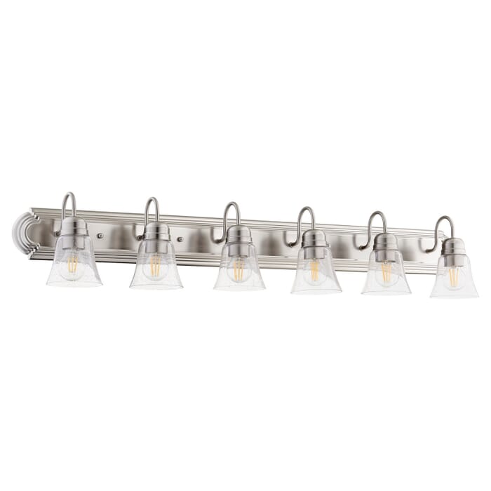 Six Light Vanity by Quorum Six Light Vanity by Quorum