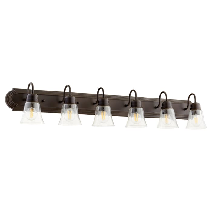 Six Light Vanity by Quorum Six Light Vanity by Quorum