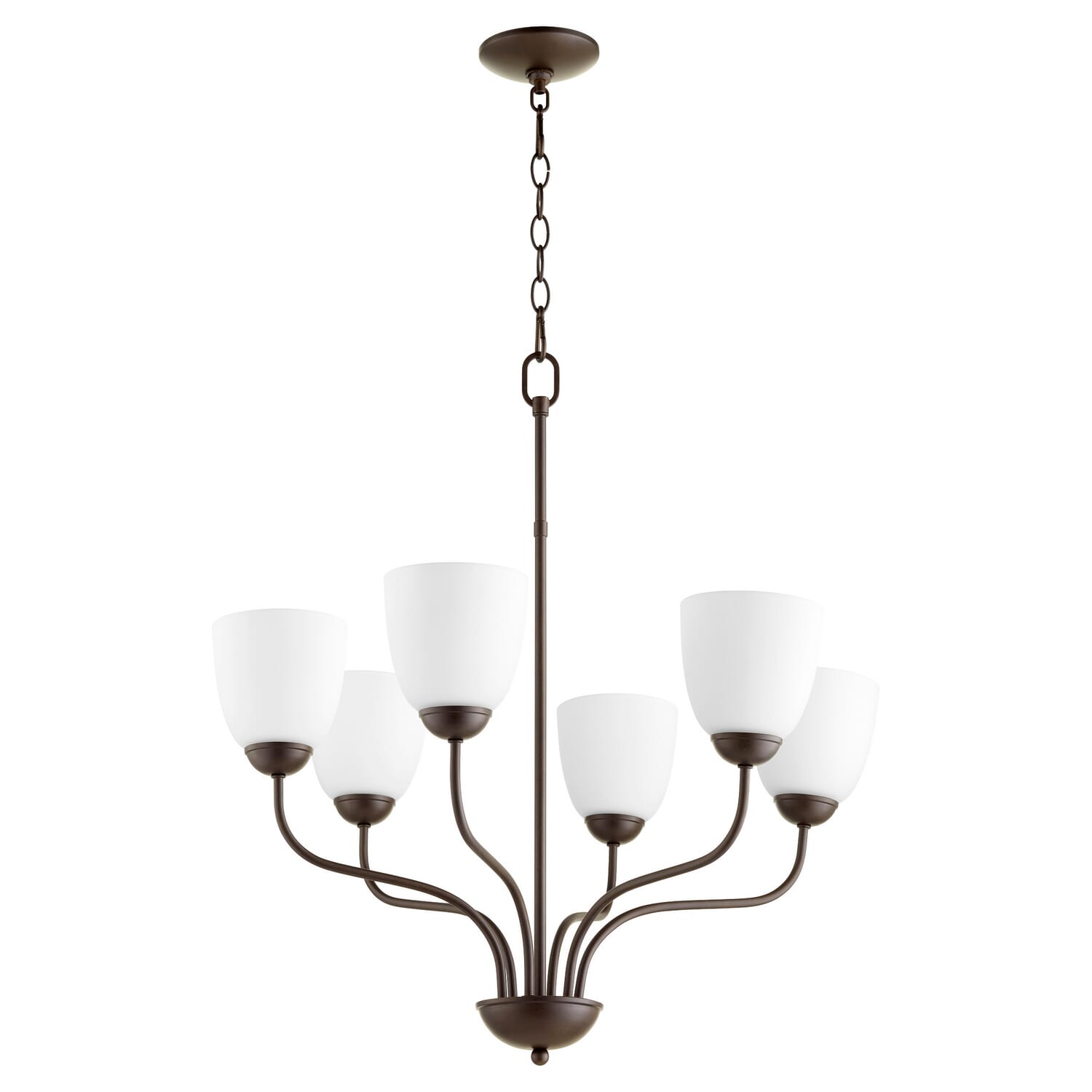 Six Light Chandelier by Quorum