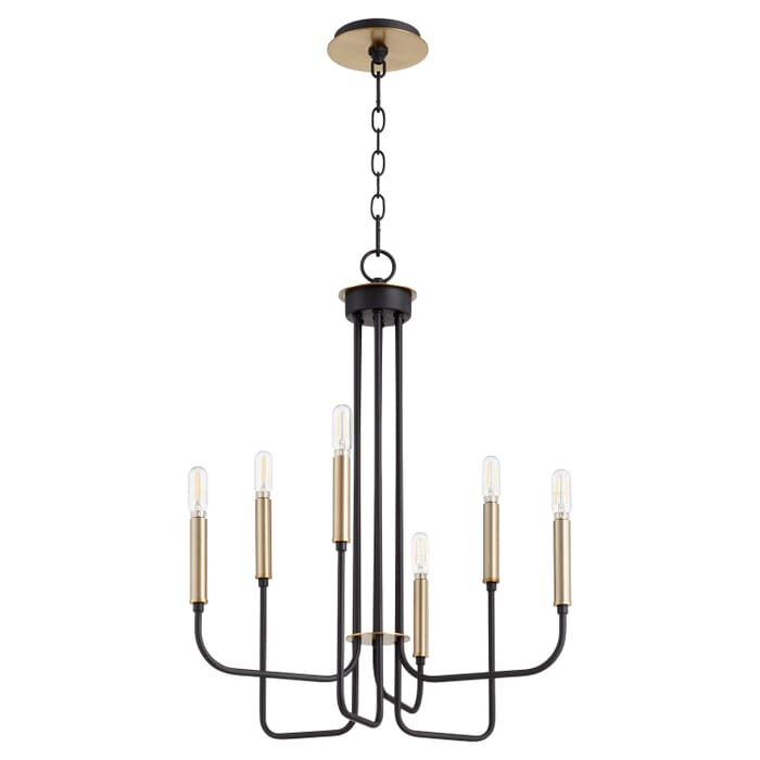 Six Light Chandelier by Quorum Six Light Chandelier by Quorum