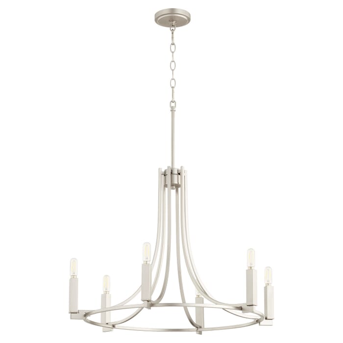 Six Light Chandelier by Quorum Six Light Chandelier by Quorum