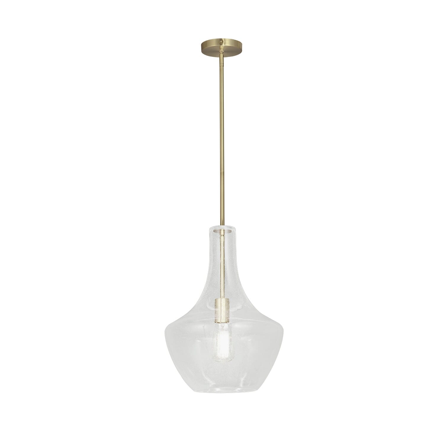 Fusion 1-Light Pendant in Brass