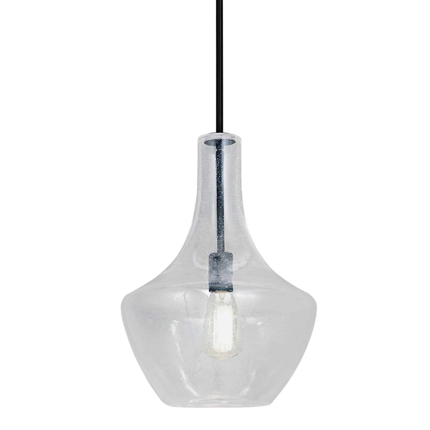 Fusion 1-Light Pendant in Black