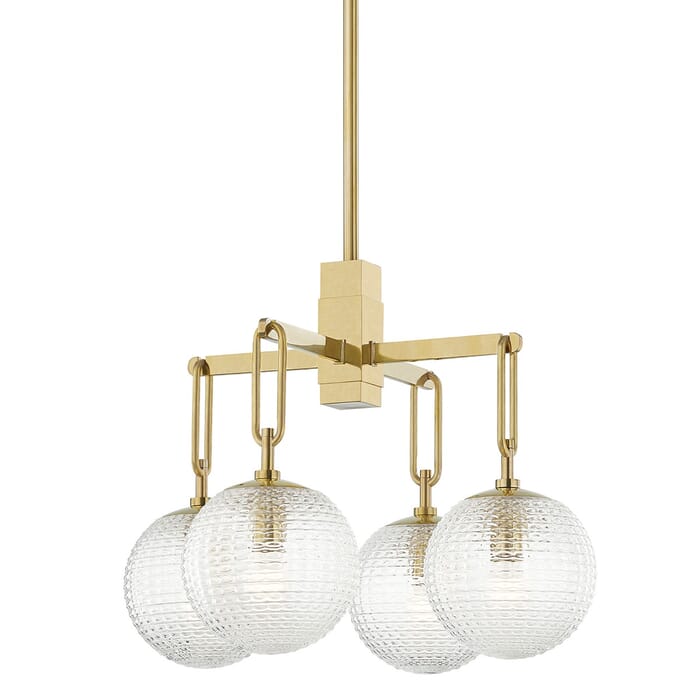 Four Light Chandelier by Hudson Valley Four Light Chandelier by Hudson Valley