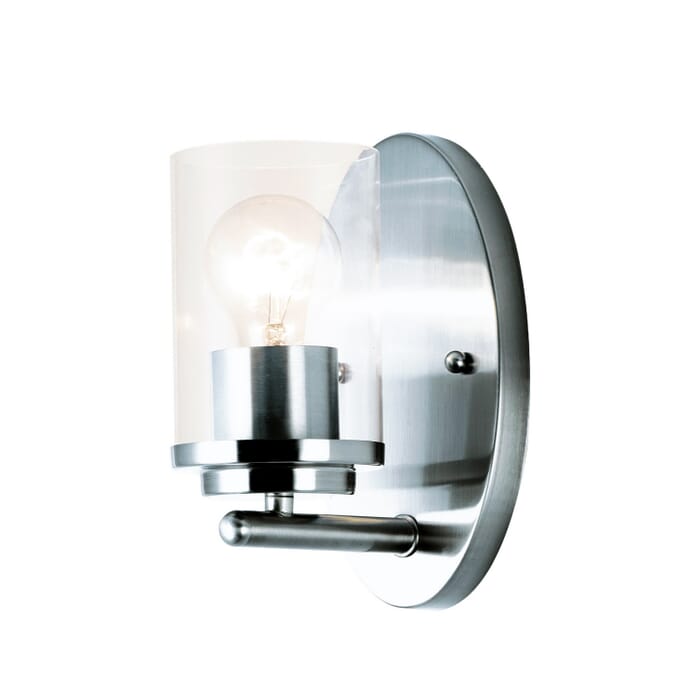 Corona 1-Light Wall Sconce in Polished Chrome Corona 1-Light Wall Sconce in Polished Chrome