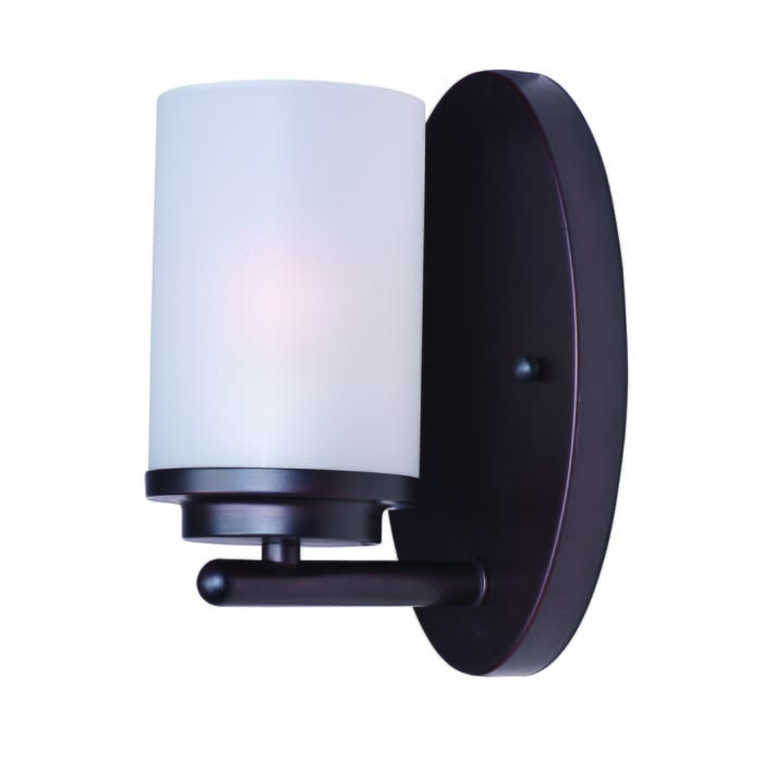 Corona 1-Light Bathroom Vanity Light in Oil Rubbed Bronze Corona 1-Light Bathroom Vanity Light in Oil Rubbed Bronze