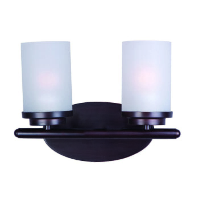 Maxim Lighting Corona 12" 2-Light Bathroom Vanity Light in Oil Rubbed Bronze Maxim Lighting Corona 12" 2-Light Bathroom Vanity Light in Oil Rubbed Bronze