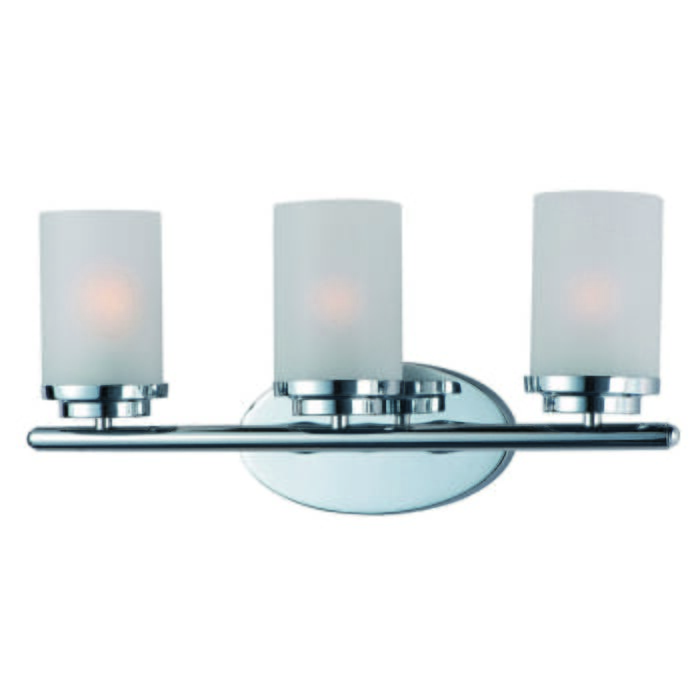 Maxim Lighting Corona 19.25" 3-Light Bathroom Vanity Light in Polished Chrome Maxim Lighting Corona 19.25" 3-Light Bathroom Vanity Light in Polished Chrome