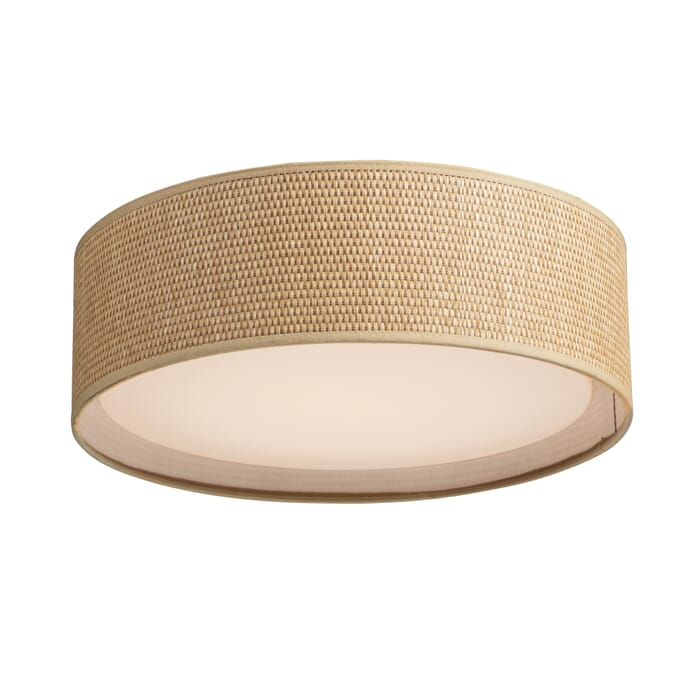 Maxim Prime 3-Light Ceiling Light in Grass Cloth Maxim Prime 3-Light Ceiling Light in Grass Cloth