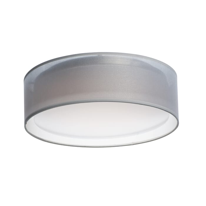 Maxim Prime 3-Light Ceiling Light in White Organza Maxim Prime 3-Light Ceiling Light in White Organza