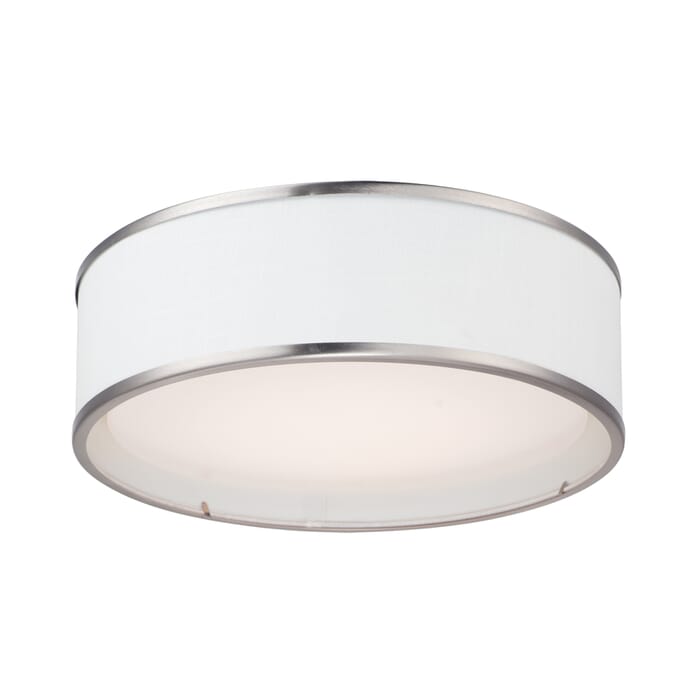 Maxim Prime 3-Light Ceiling Light in Satin Nickel Maxim Prime 3-Light Ceiling Light in Satin Nickel