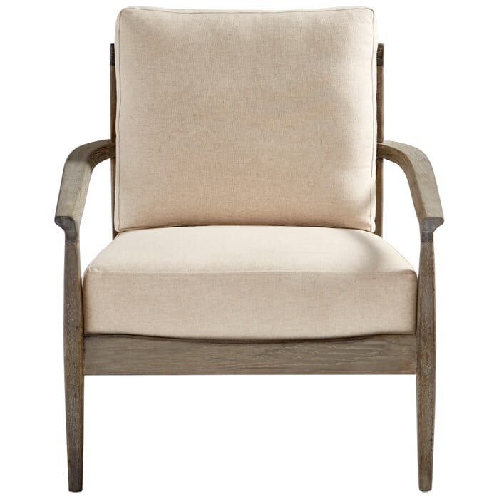 Cyan Design Astoria Chair in Weathered Oak and Tan Cyan Design Astoria Chair in Weathered Oak and Tan
