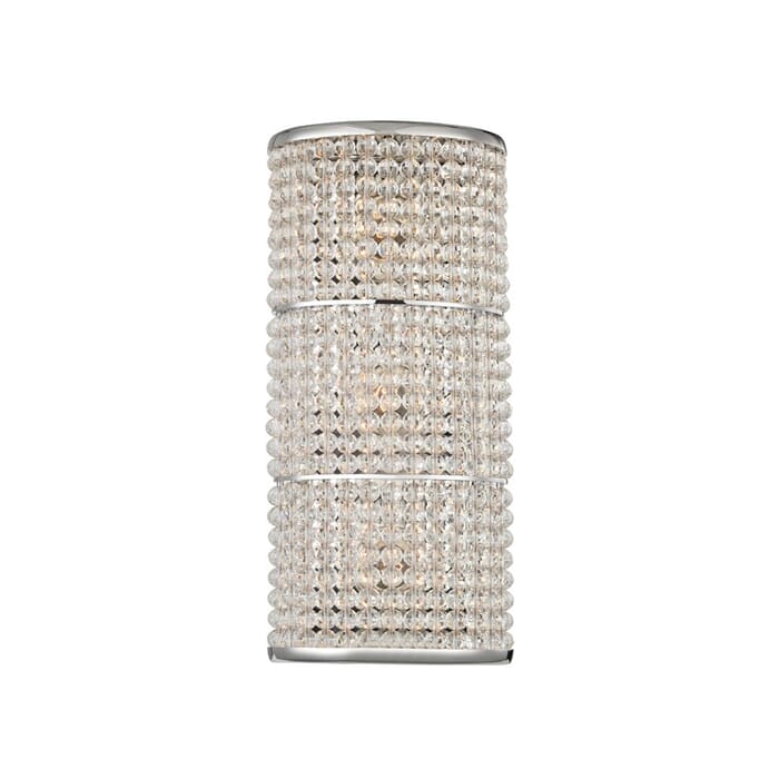 Hudson Valley Sherrill 3-Light 7" Wall Sconce in Polished Nickel Hudson Valley Sherrill 3-Light 7" Wall Sconce in Polished Nickel