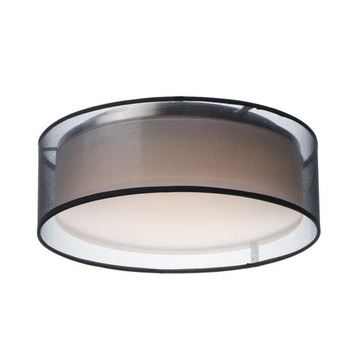 Maxim Prime Ceiling Light in Black Organza Maxim Prime Ceiling Light in Black Organza