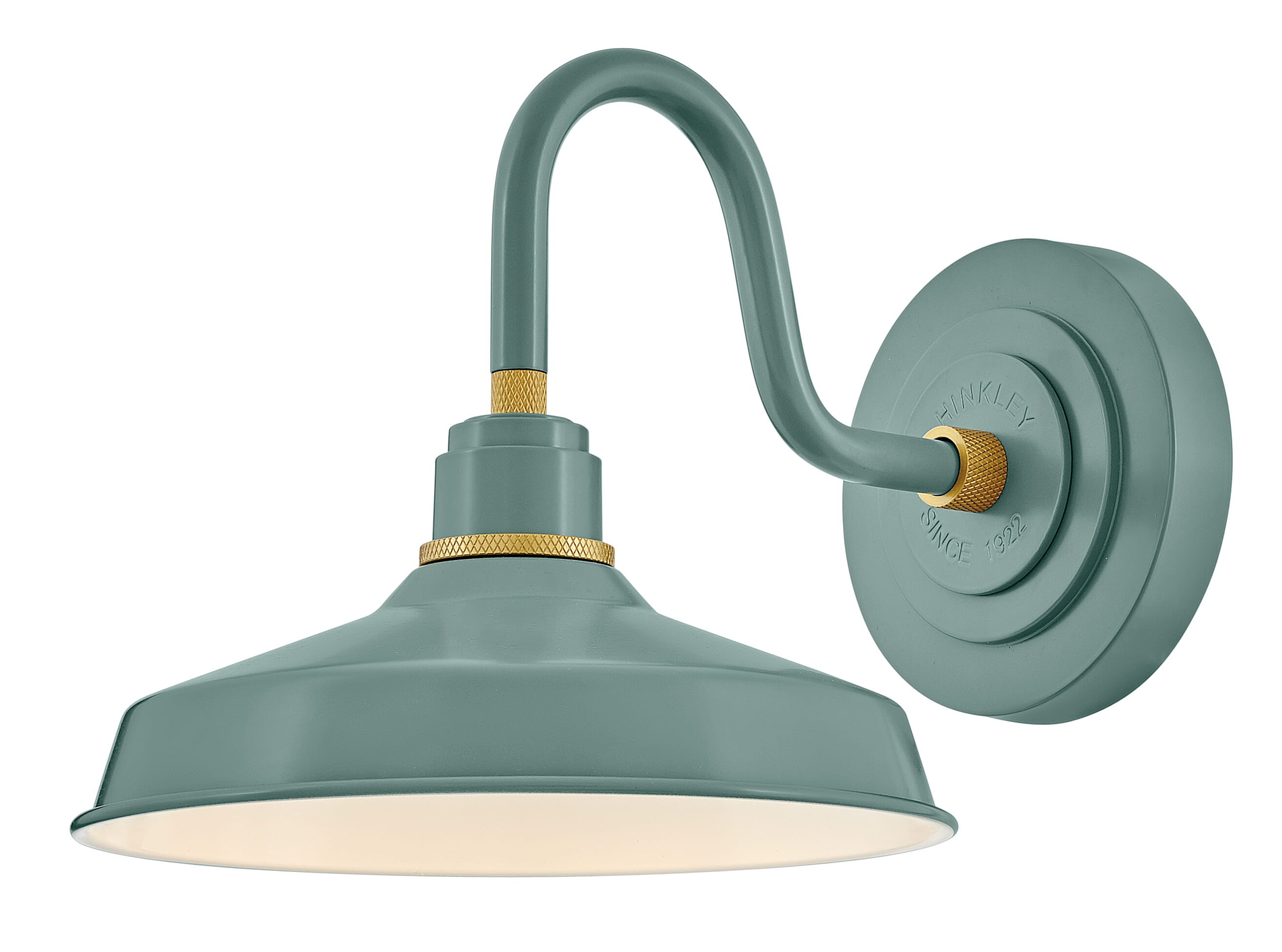 Sage Green LED Wall Mount from the Foundry Classic Collection