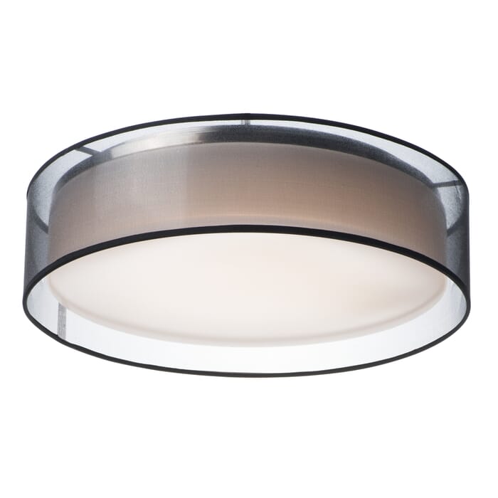 Maxim Prime Ceiling Light in Black Organza Maxim Prime Ceiling Light in Black Organza