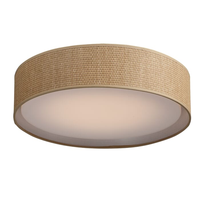 Maxim Prime Ceiling Light in Grass Cloth Maxim Prime Ceiling Light in Grass Cloth