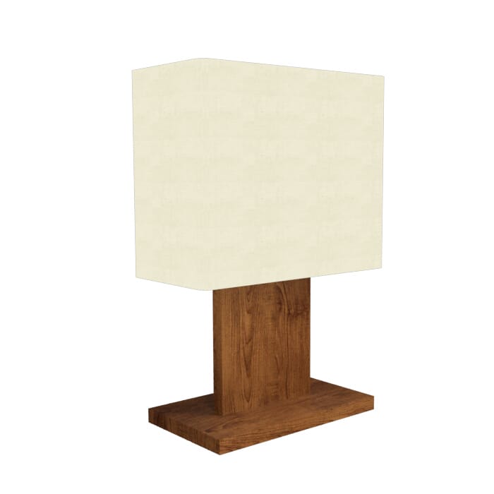 Clean 1-Light Table Lamp in Imbuia Clean 1-Light Table Lamp in Imbuia