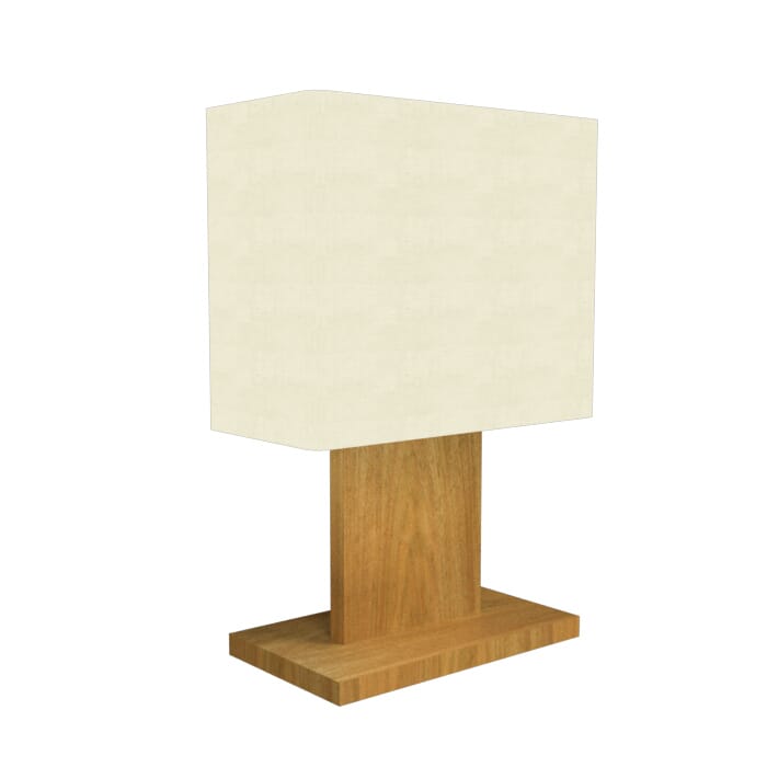 Clean 1-Light Table Lamp in Louro Freijo Clean 1-Light Table Lamp in Louro Freijo