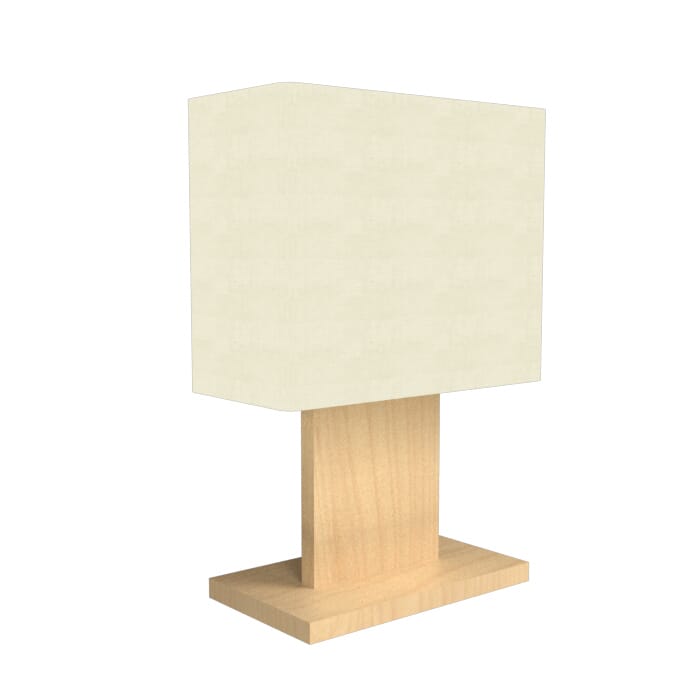 Clean 1-Light Table Lamp in Maple Clean 1-Light Table Lamp in Maple