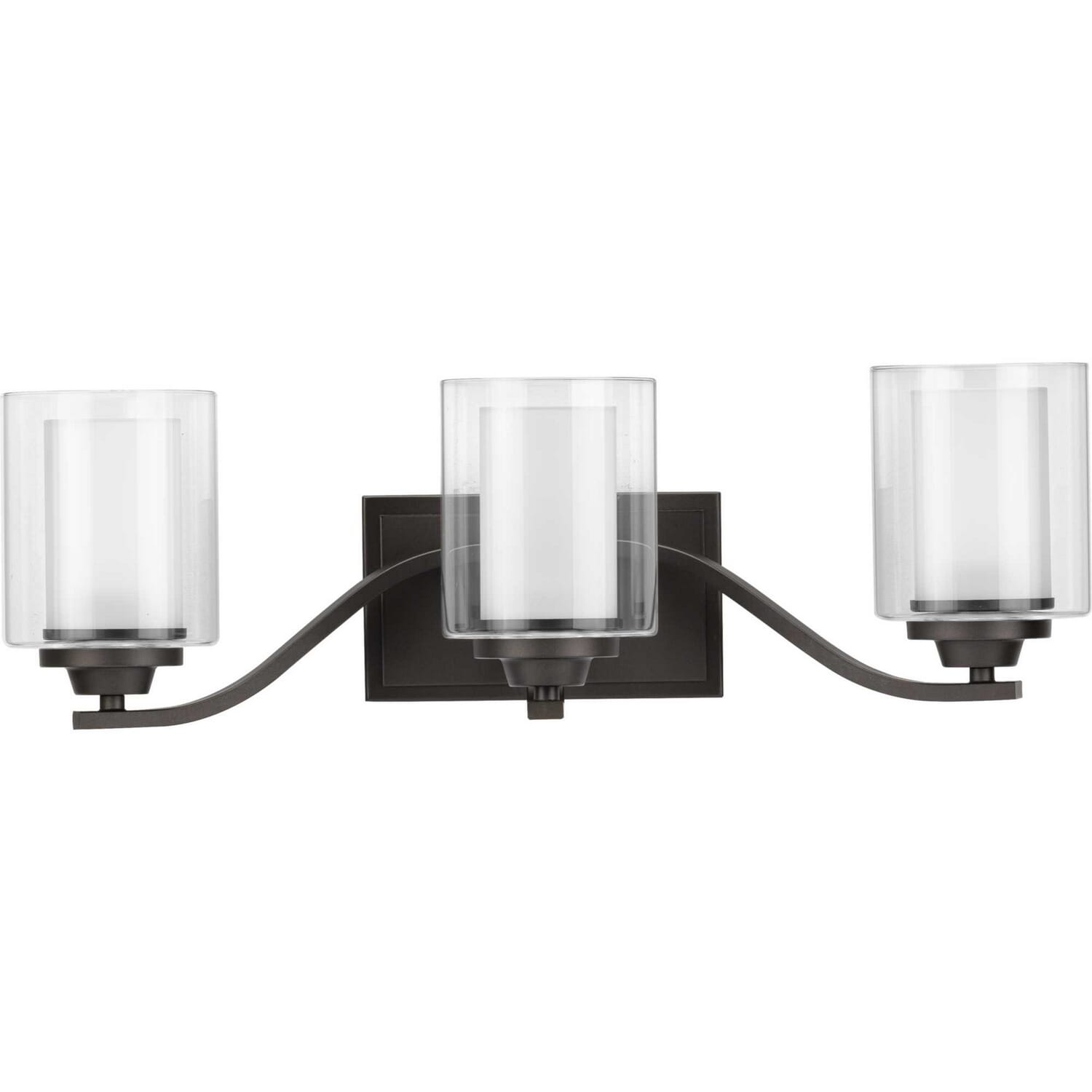 Graphite Three Light Bath from the Kene Collection