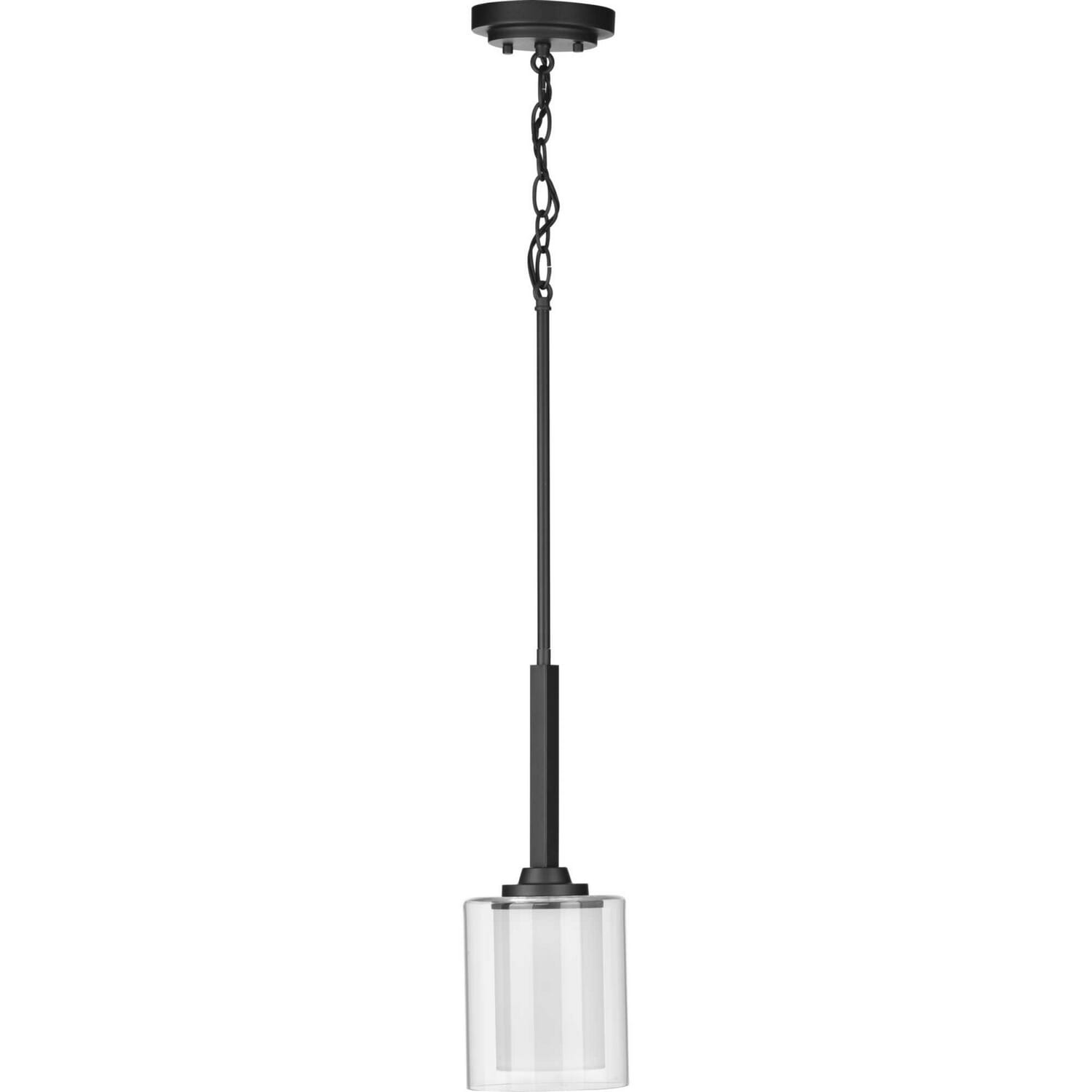 Graphite One Light Mini Pendant from the Kene Collection