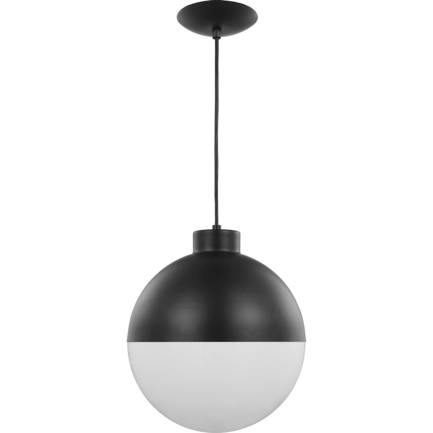 Black LED Pendant from the Globe Led Collection