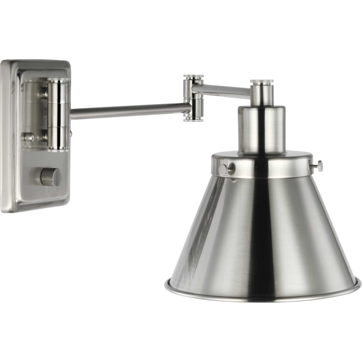 One Light Swing Arm Wall Lamp