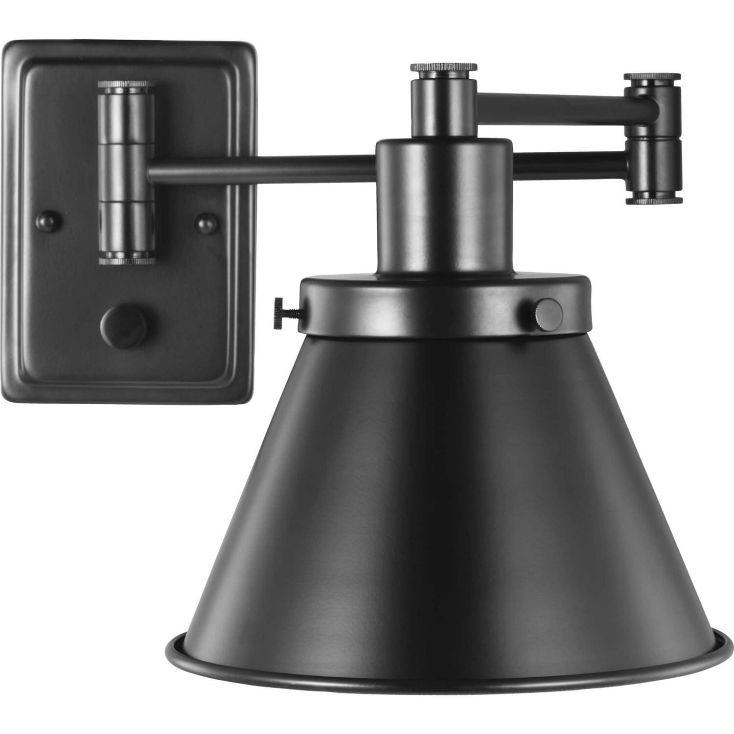 One Light Swing Arm Wall Lamp