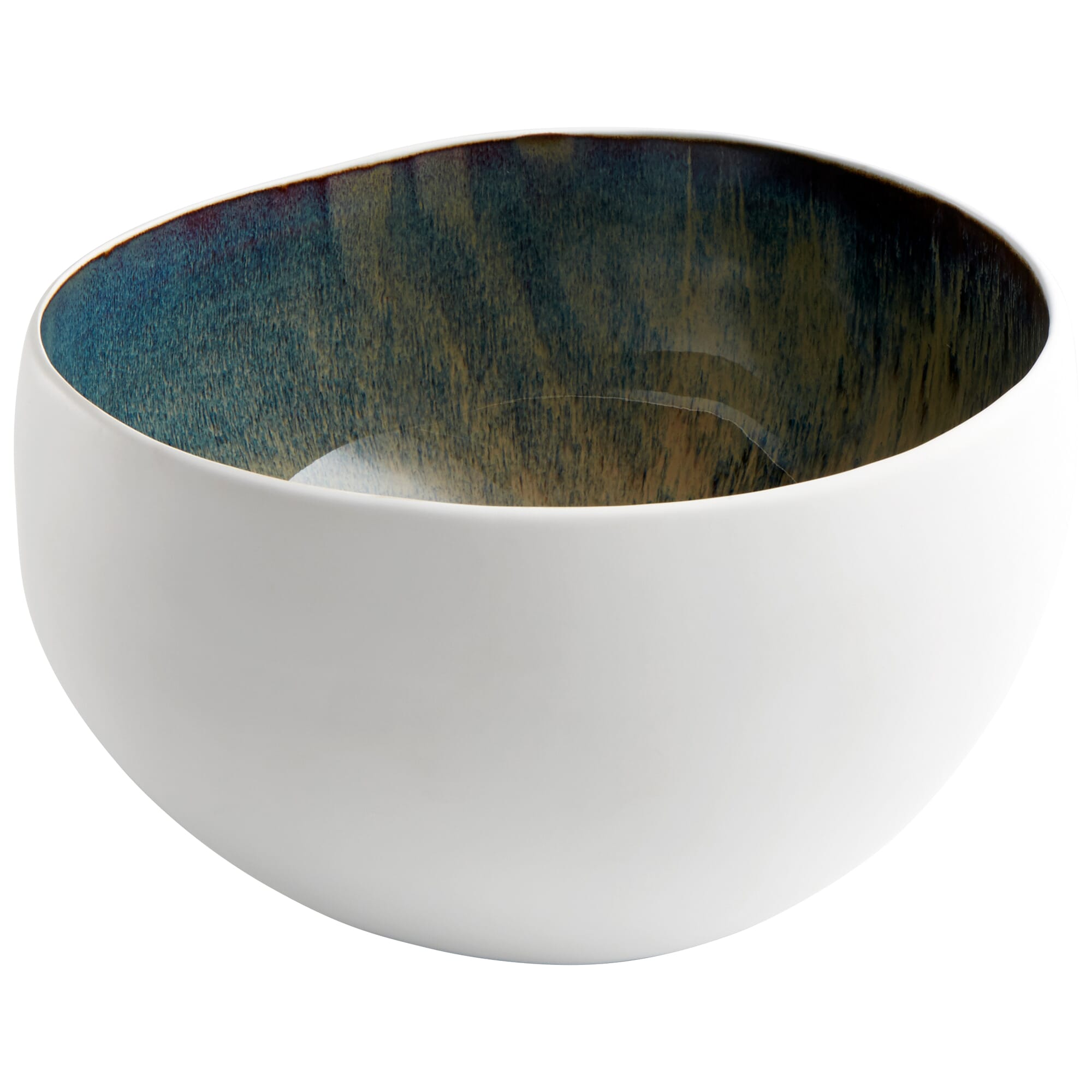 Small Android Bowl in White And Oyster