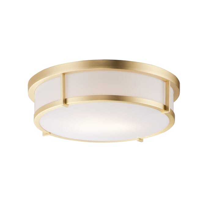 Maxim Rogue 3-Light Ceiling Light in Satin Brass Maxim Rogue 3-Light Ceiling Light in Satin Brass