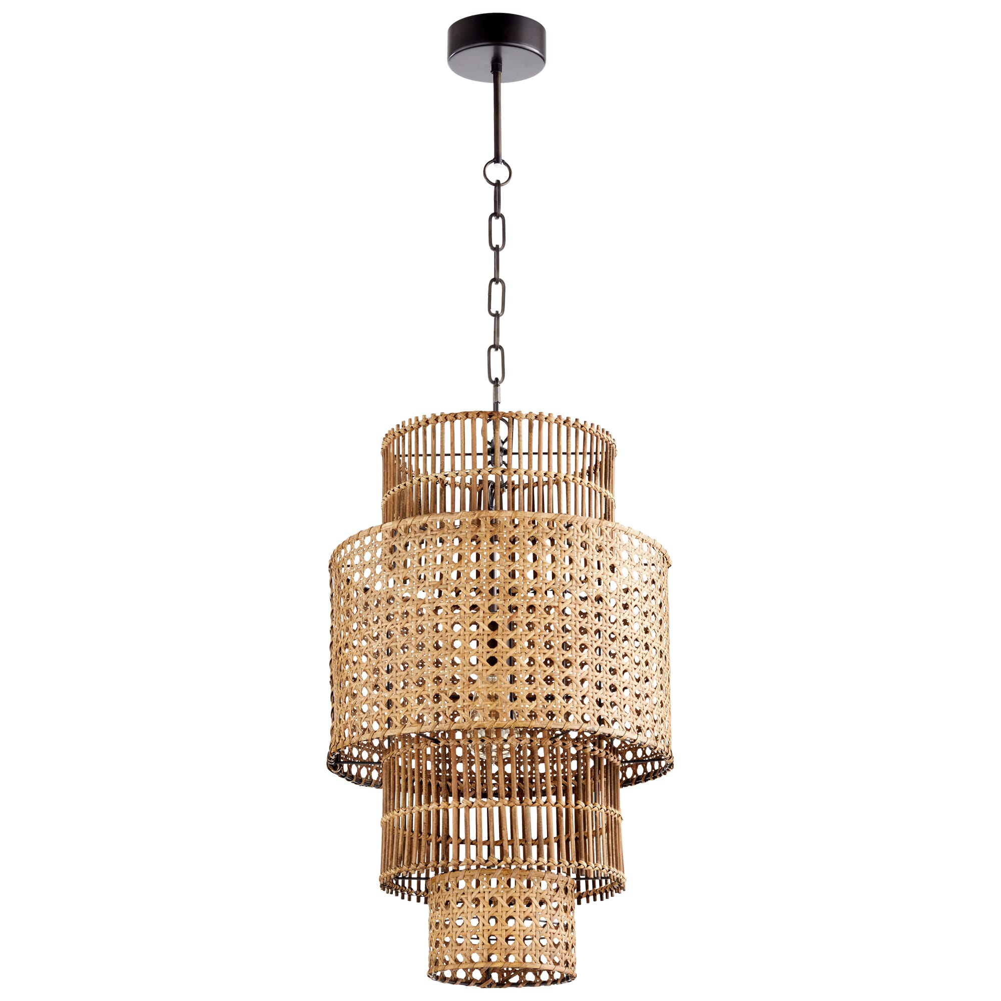 Wickham Pendant Light in Rattan