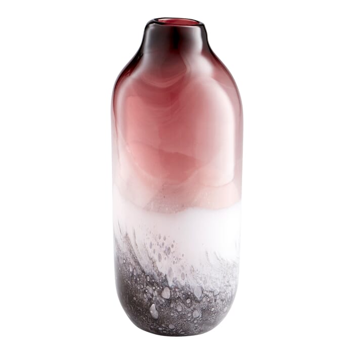 Cyan Design Medium Perdita Vase in Purple And White Cyan Design Medium Perdita Vase in Purple And White