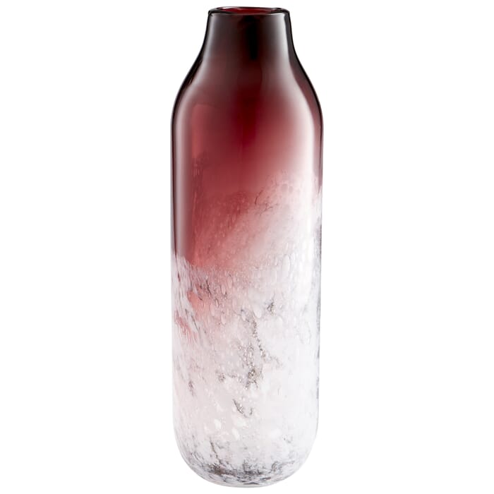 Cyan Design Large Perdita Vase in Purple And White Cyan Design Large Perdita Vase in Purple And White