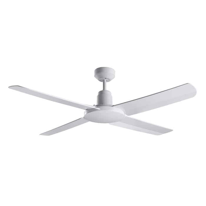Nautilus 52in Hanging Ceiling Fan in White Nautilus 52in Hanging Ceiling Fan in White